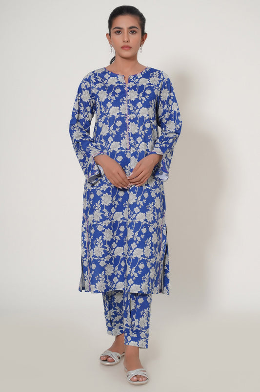 Stitched 2 Piece Cambric Suit