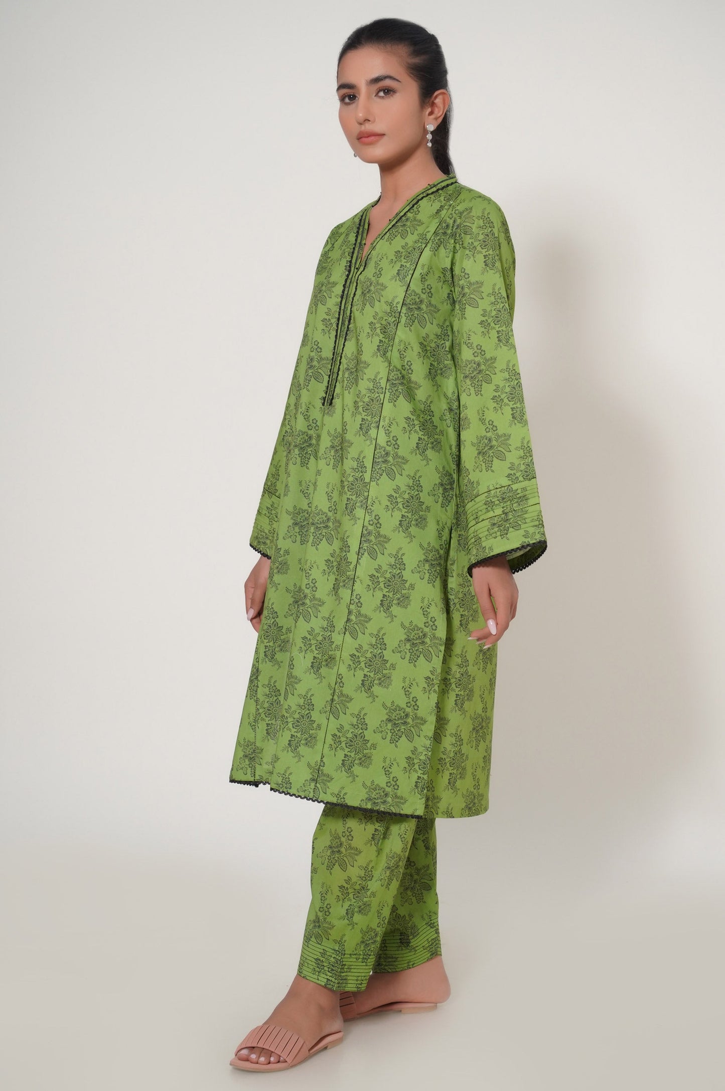 Stitched 2 Piece Cambric Suit