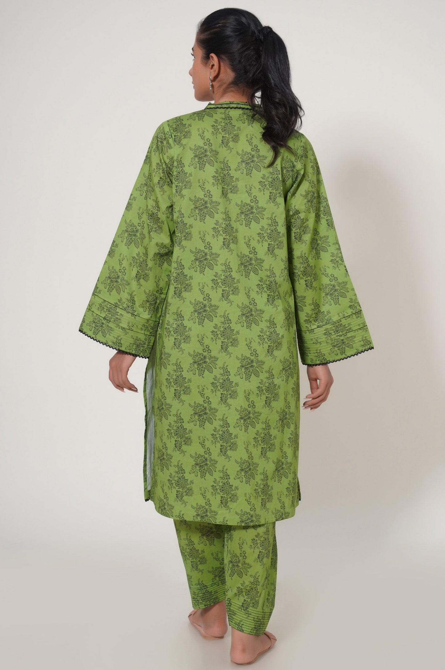 Stitched 2 Piece Cambric Suit