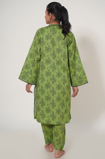 Stitched 2 Piece Cambric Suit