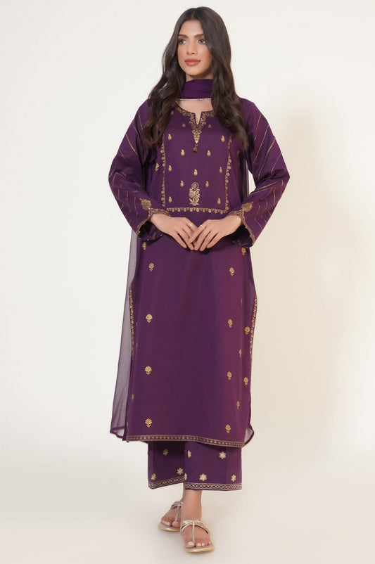 Stitched 2 Piece Paste Printed Suit