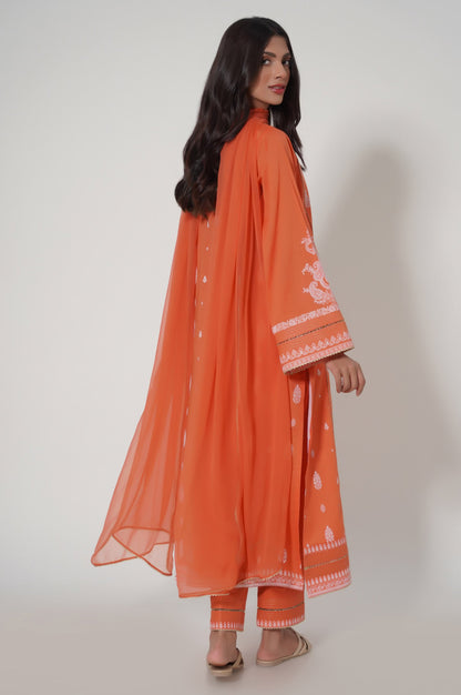 Stitched 2 Piece Puff Printed Lawn Suit