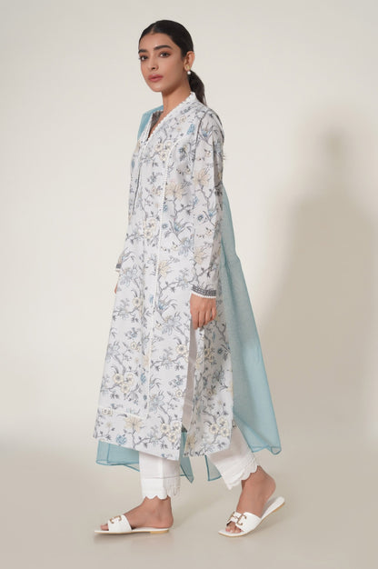 Stitched 2 Piece Printed Cambric Suit