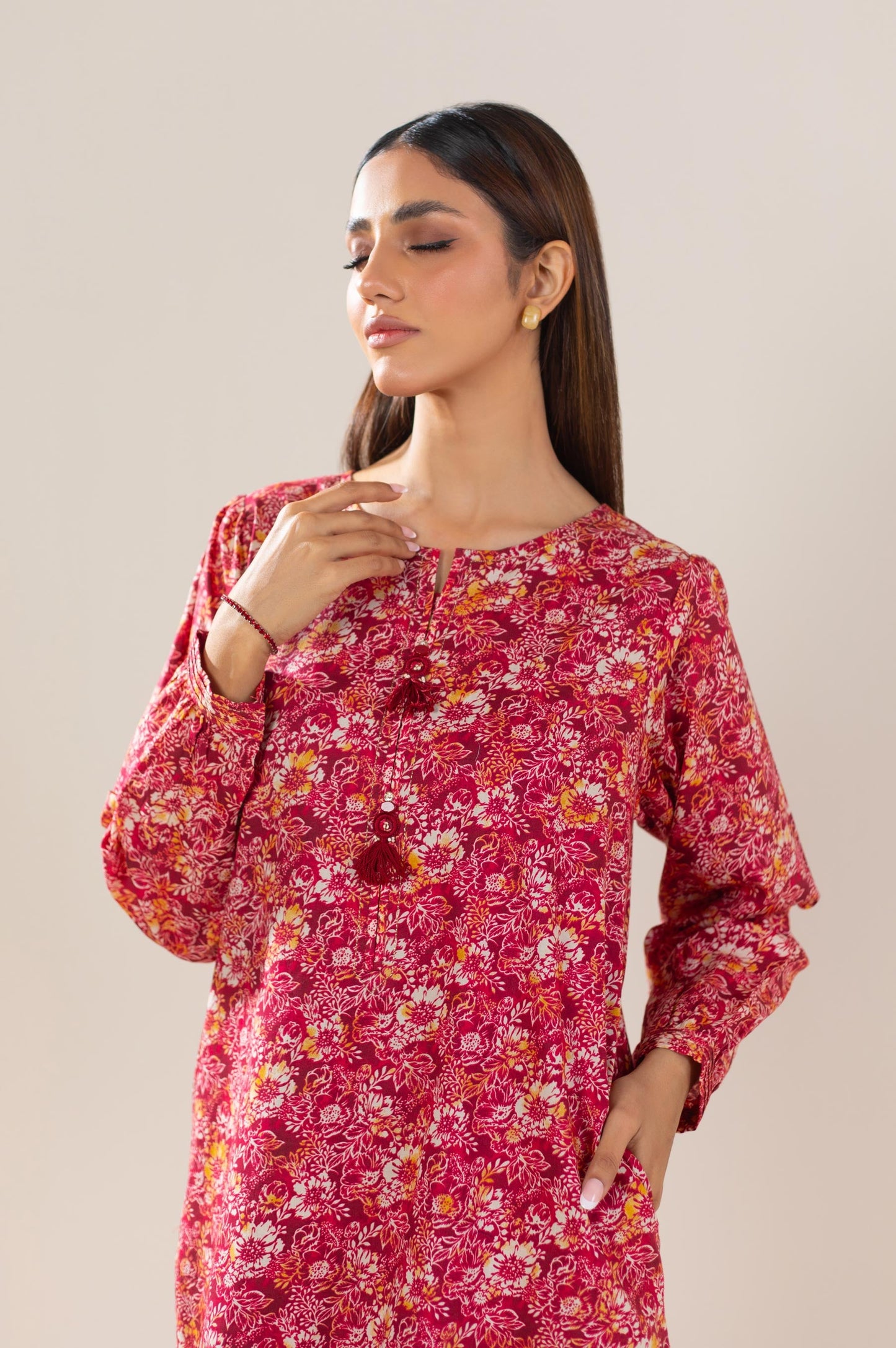 Stitched 2 Piece Printed Lawn Suit