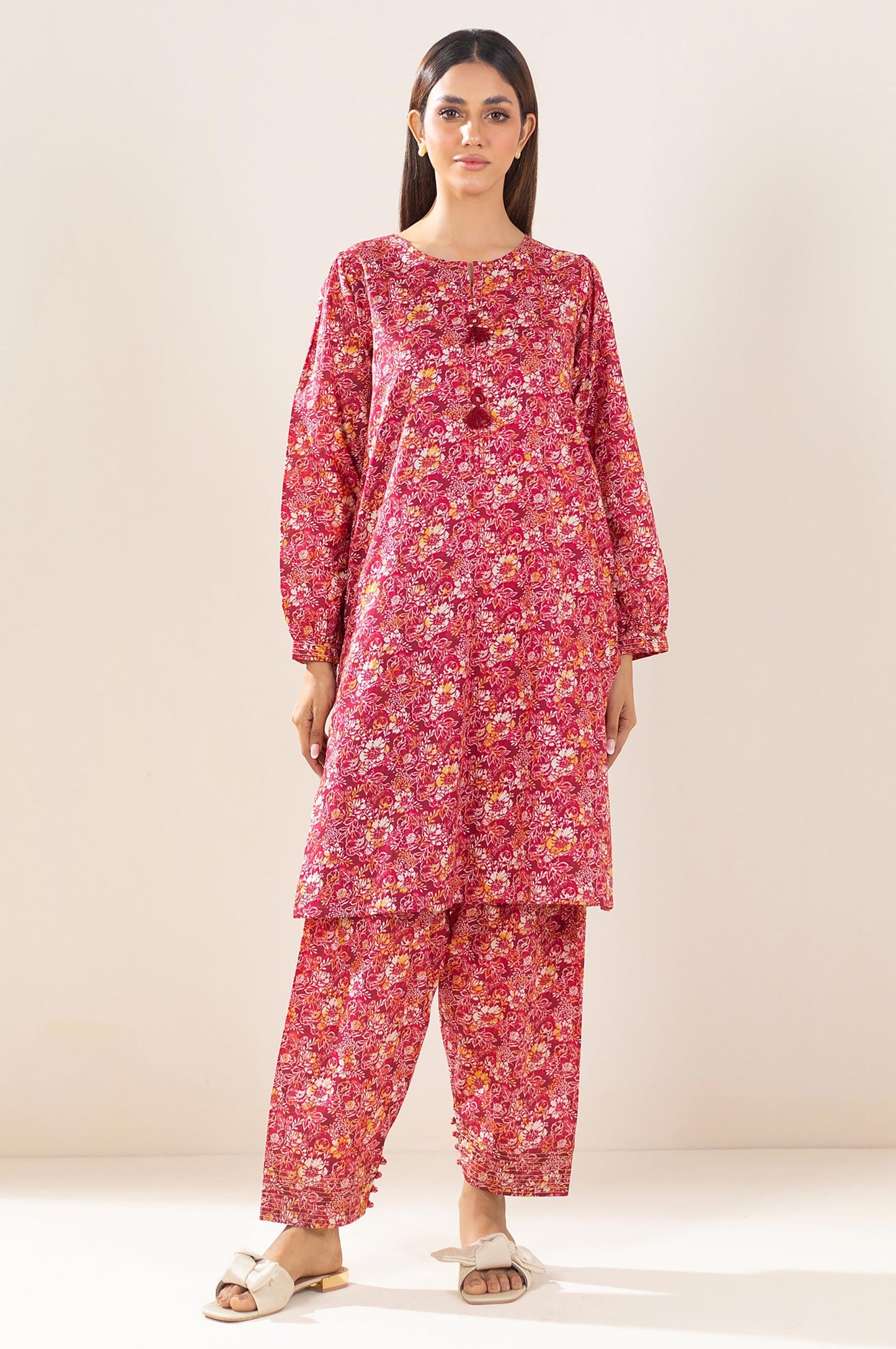 Stitched 2 Piece Printed Lawn Suit