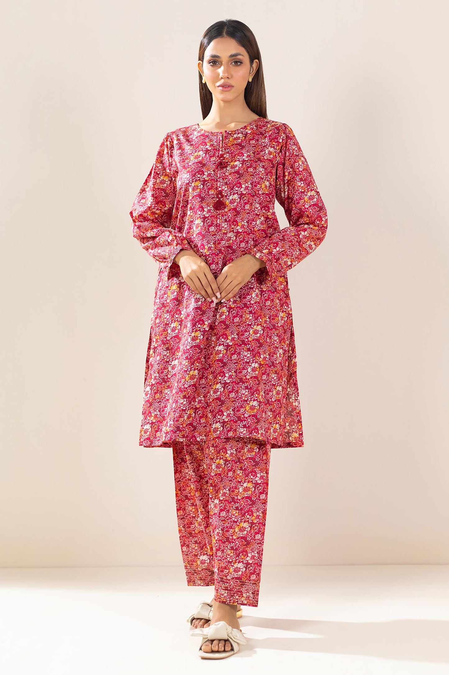 Stitched 2 Piece Printed Lawn Suit