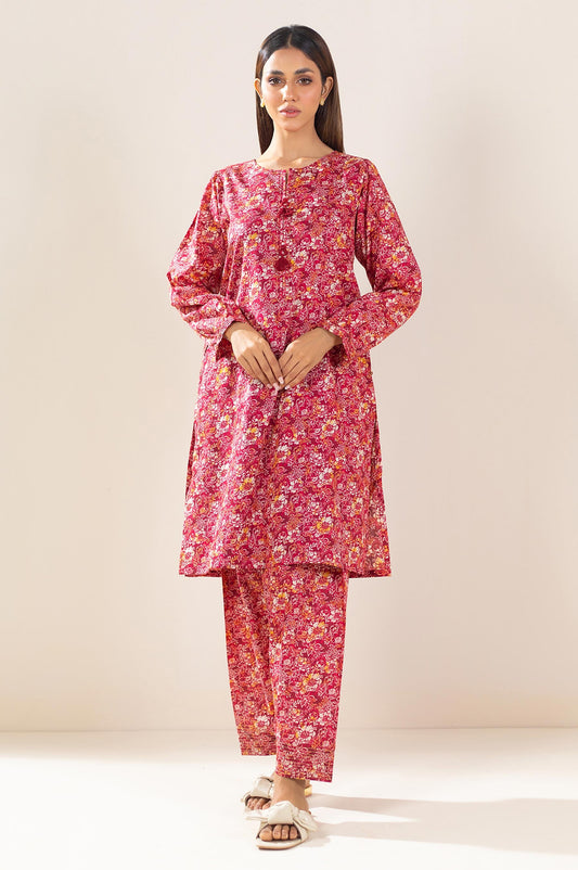 Stitched 2 Piece Printed Lawn Suit