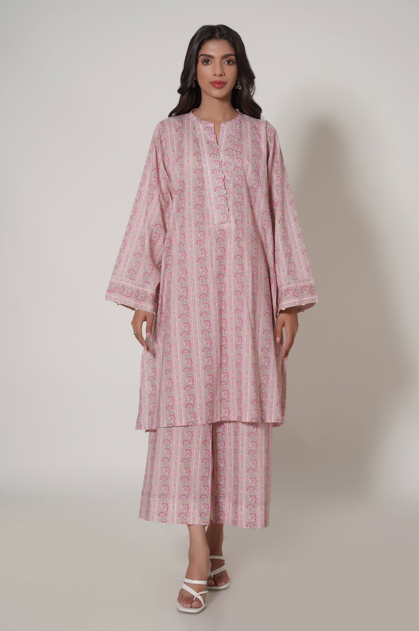 Stitched 2 Piece Printed Lawn Suit