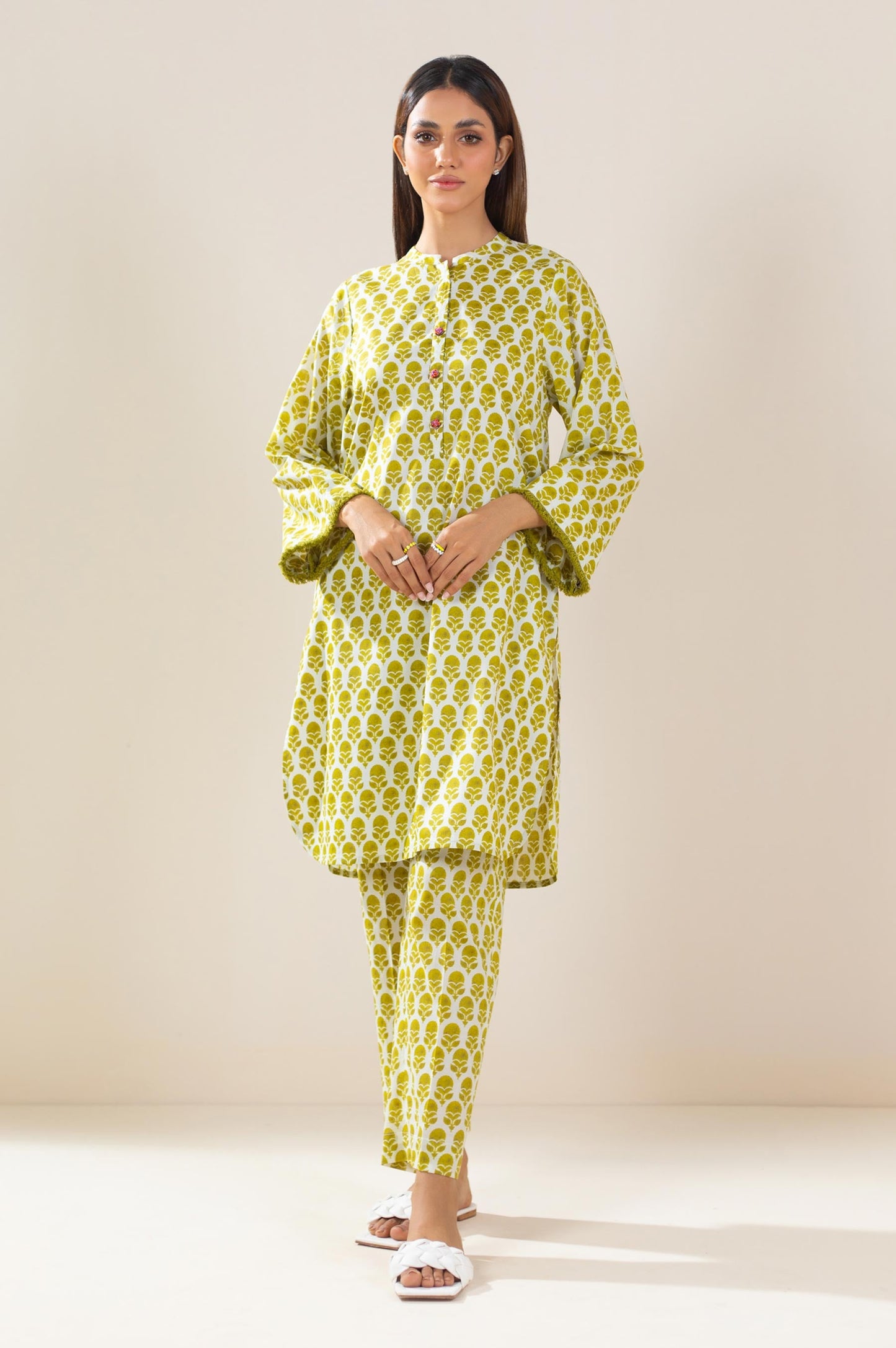Stitched 2 Piece Printed Lawn Suit