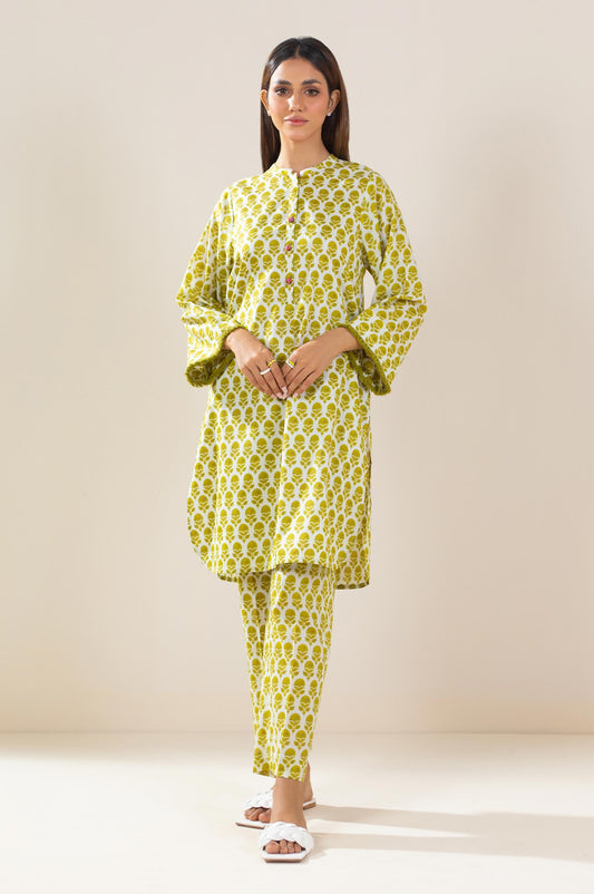 Stitched 2 Piece Printed Lawn Suit
