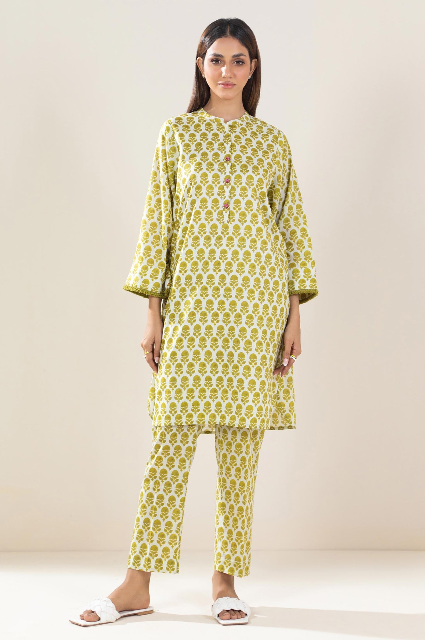Stitched 2 Piece Printed Lawn Suit