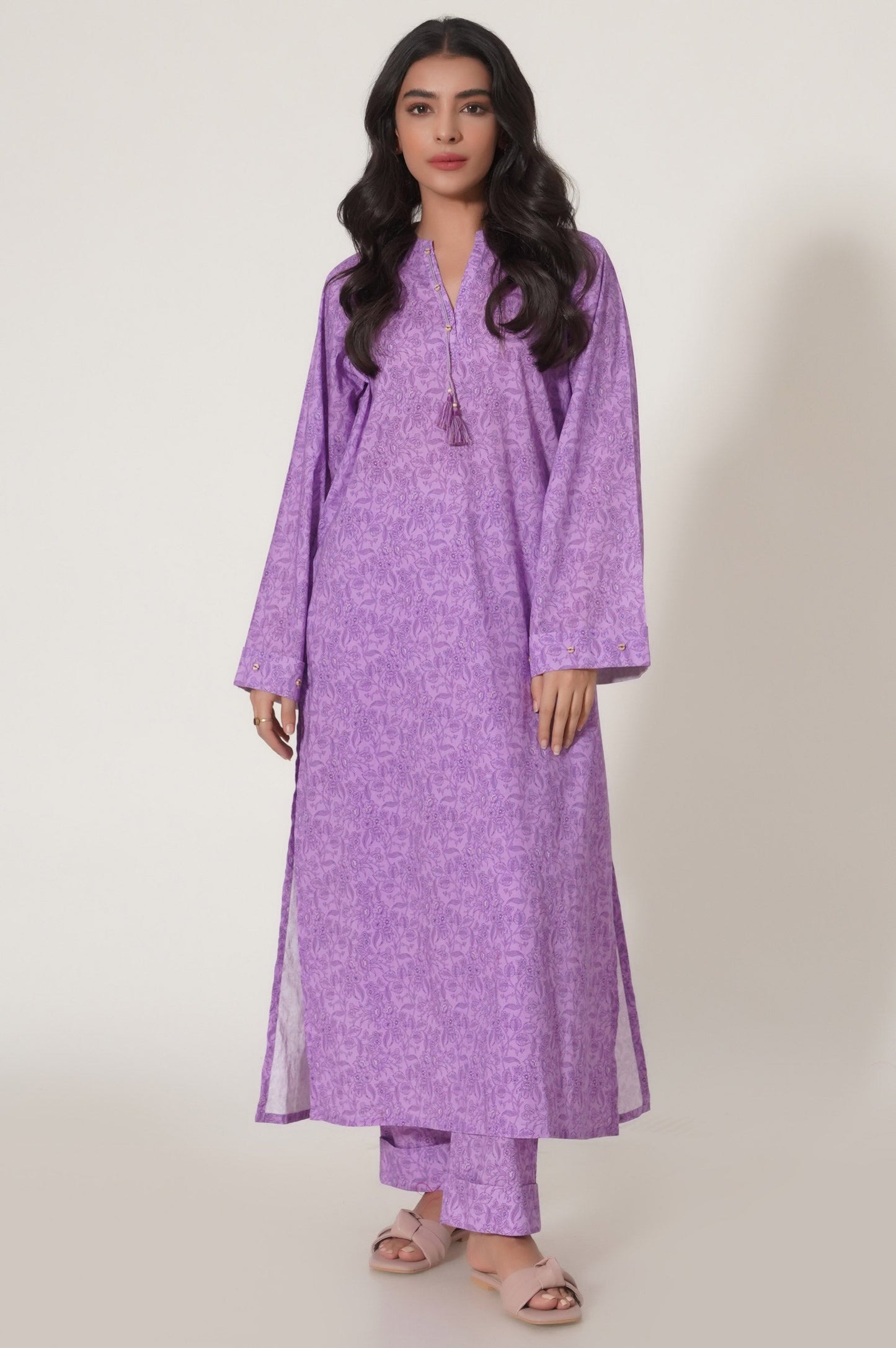 Stitched 2 Piece Cambric Suit