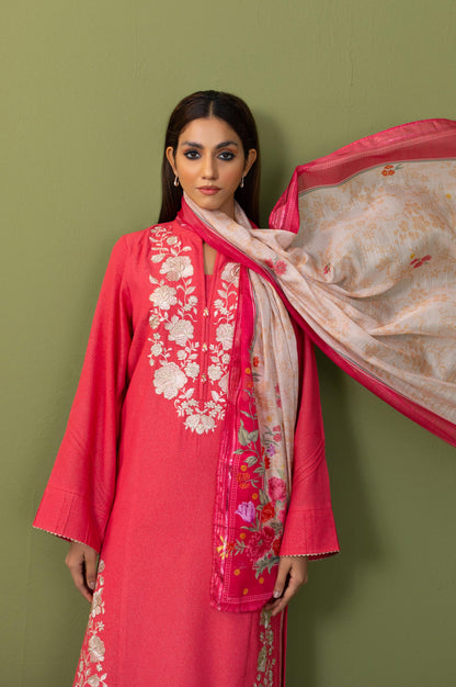 Stitched 2 Piece Embroidered Both Side Slub Suit