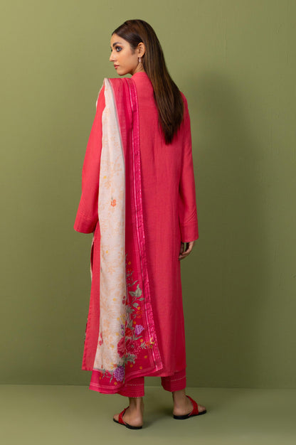 Stitched 2 Piece Embroidered Both Side Slub Suit