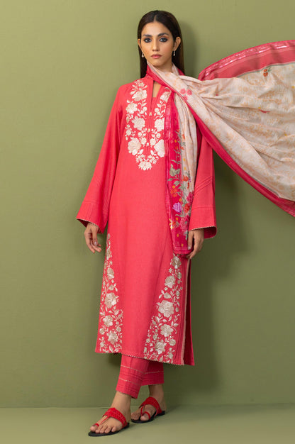 Stitched 2 Piece Embroidered Both Side Slub Suit