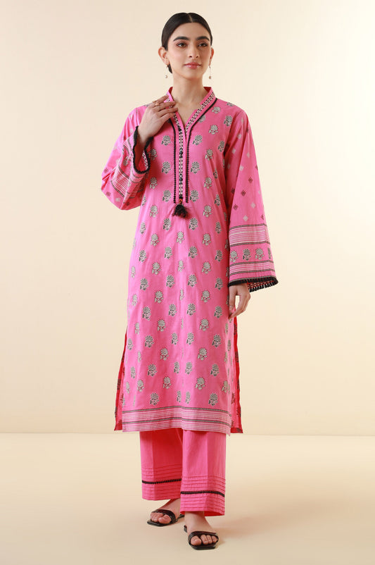 Stitched 2 Piece Paste Printed Lawn Suit