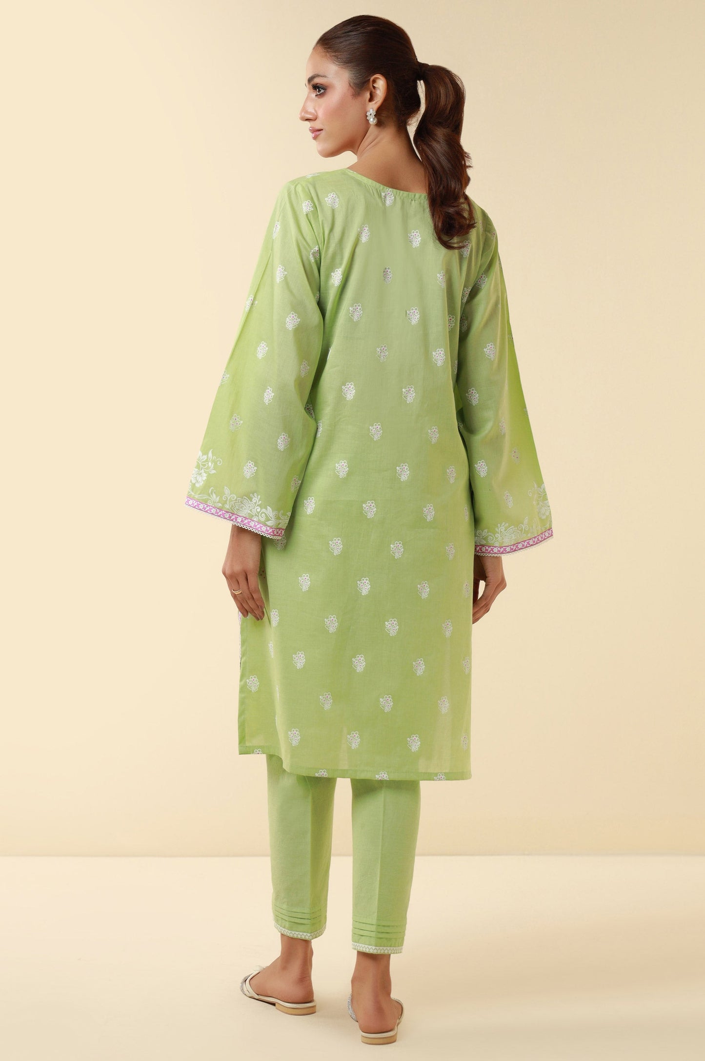 Unstitched 2 Piece Paste Printed Lawn Suit