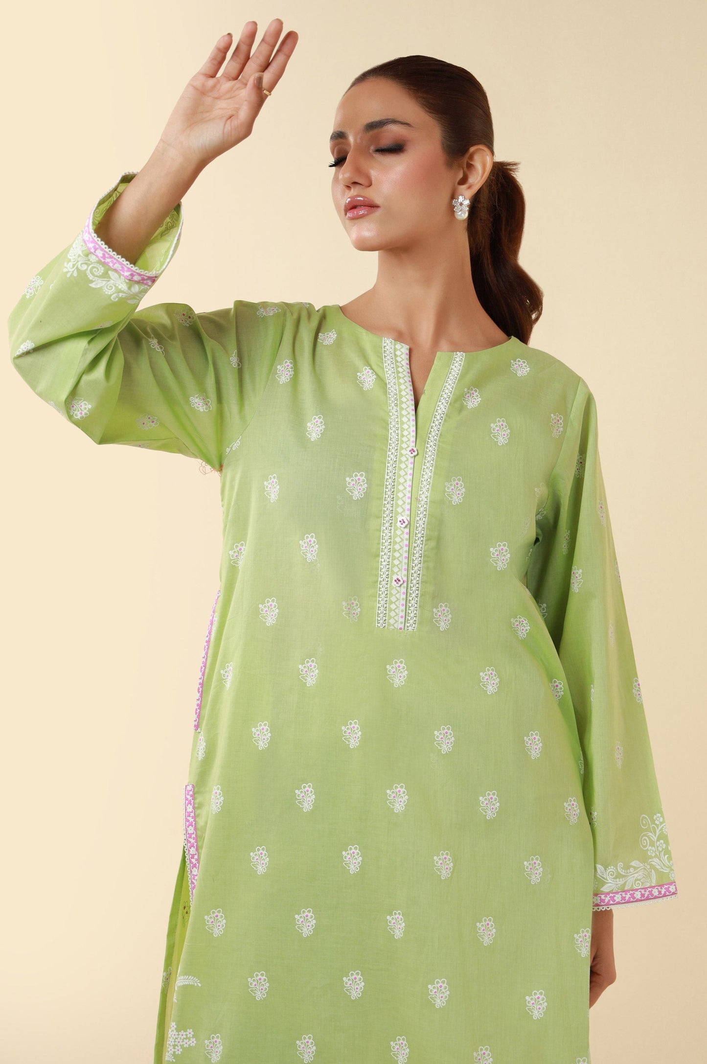 Stitched 2 Piece Printed Lawn Suit