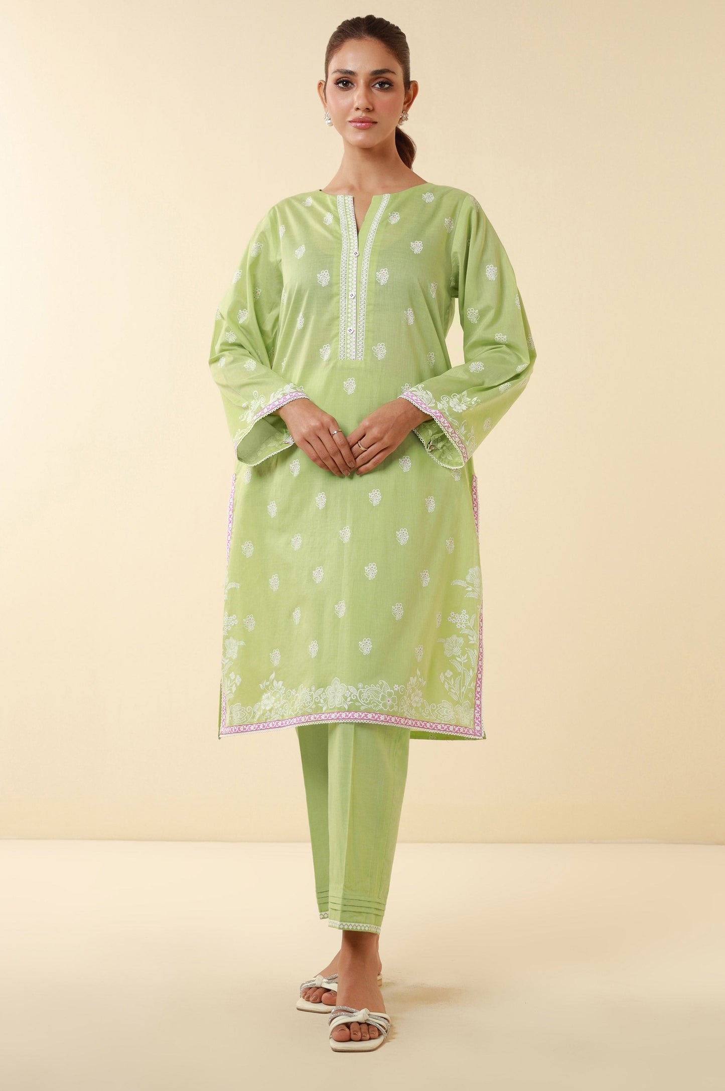 Stitched 2 Piece Printed Lawn Suit
