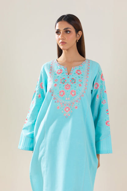 Stitched 2 Piece Embroidered Lawn Suit