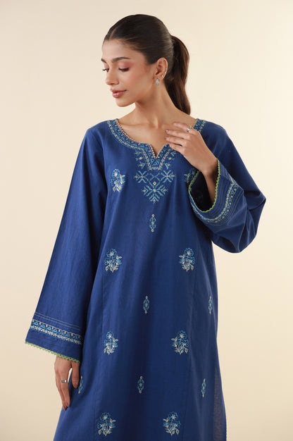 Stitched 2 Piece Embroidered Lawn Suit