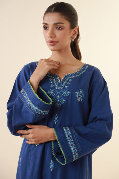 Stitched 2 Piece Embroidered Lawn Suit