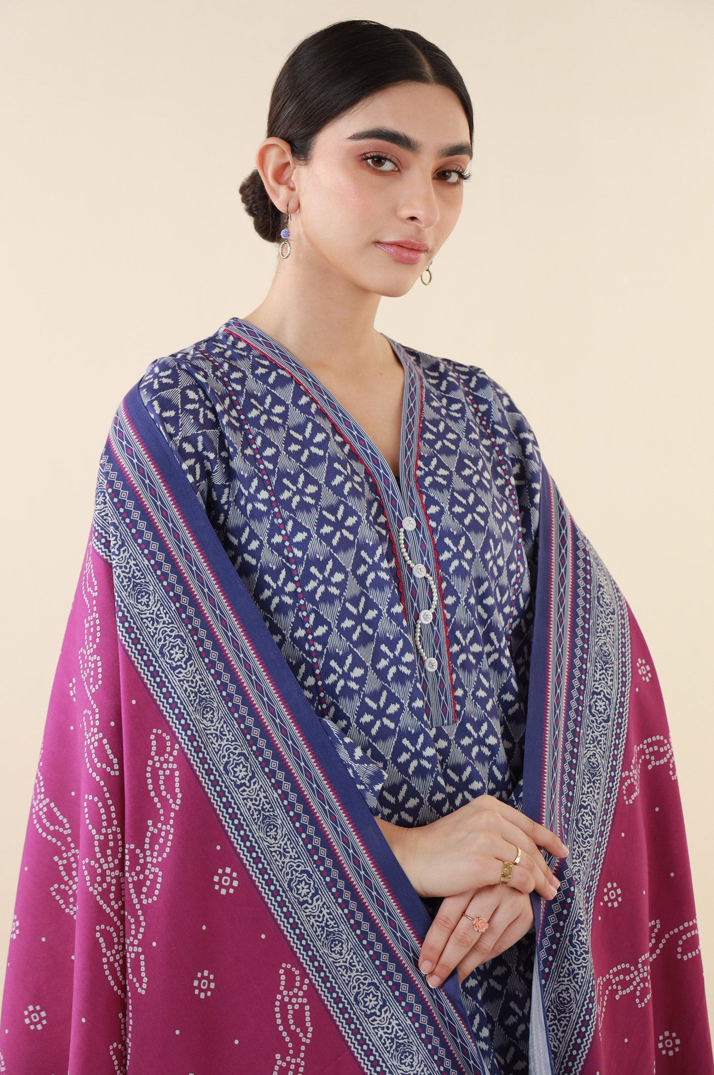 Stitched 2 Piece Printed Lawn Suit