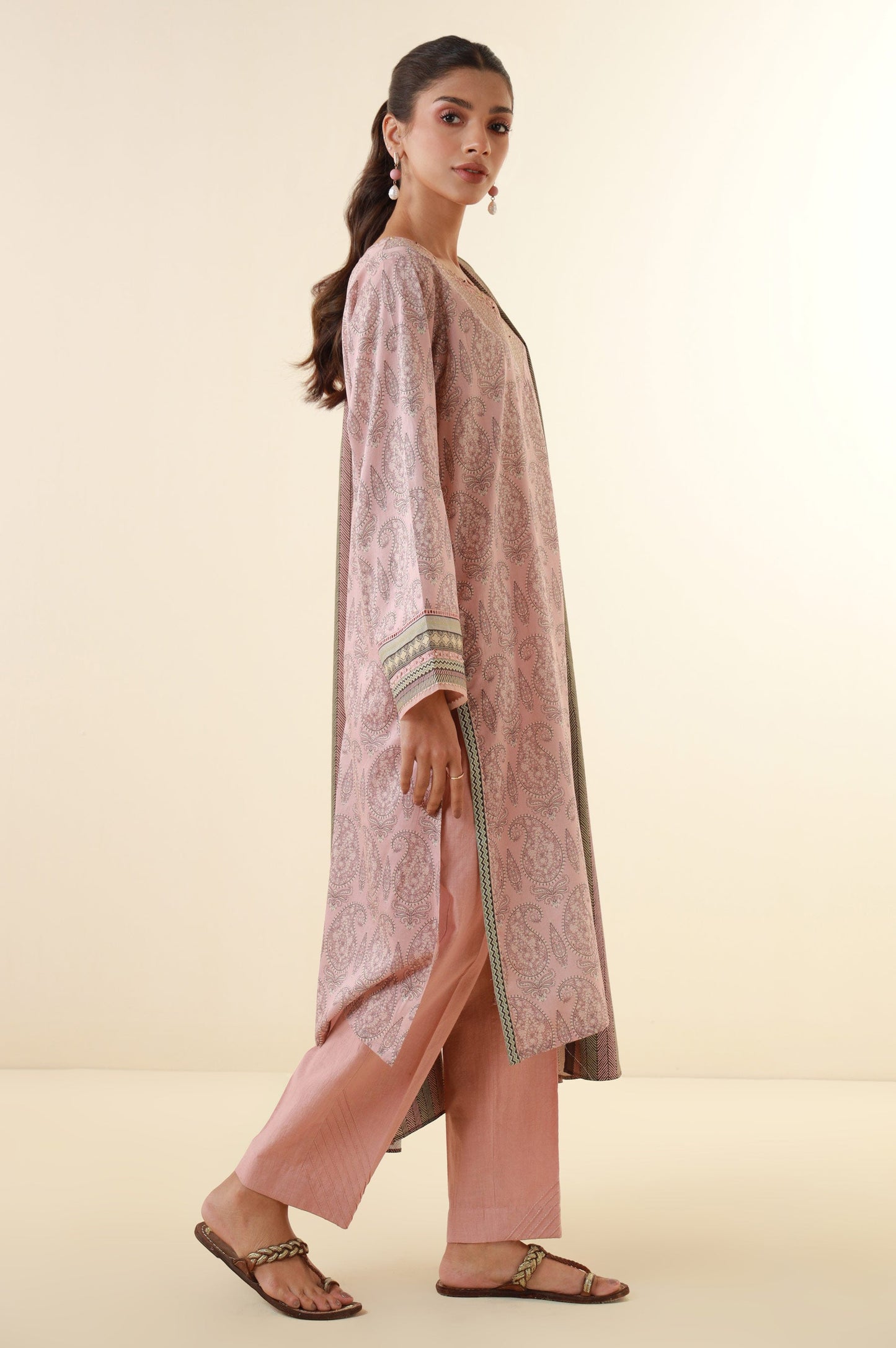 Stitched 2 Piece Printed Lawn Suit