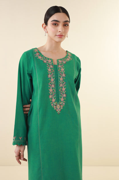 Stitched 2 Piece Embroidered Lawn Suit