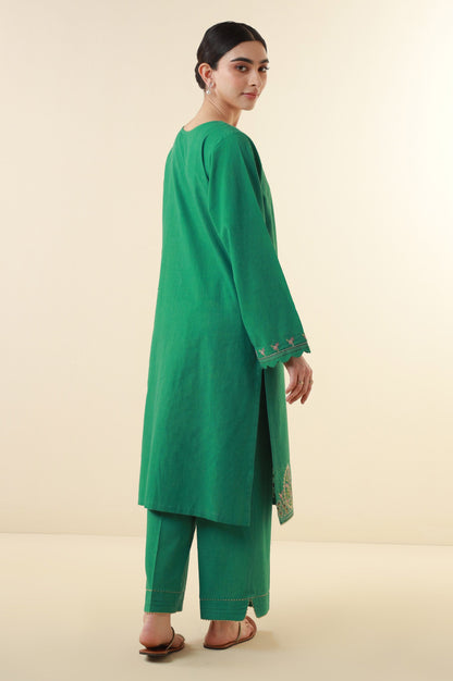 Stitched 2 Piece Embroidered Lawn Suit