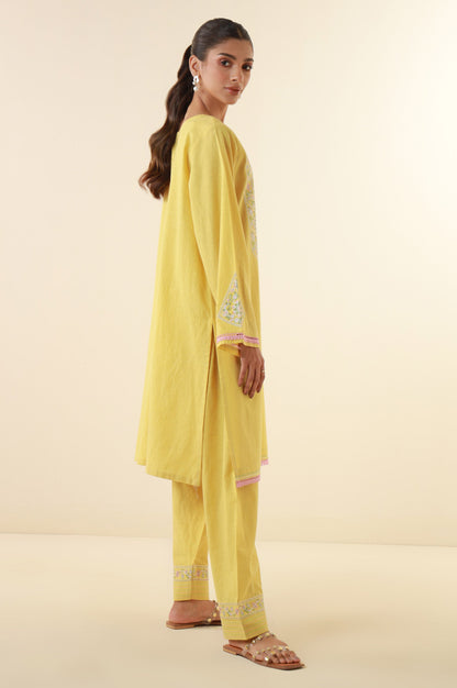 Stitched 2 Piece Embroidered Lawn Suit