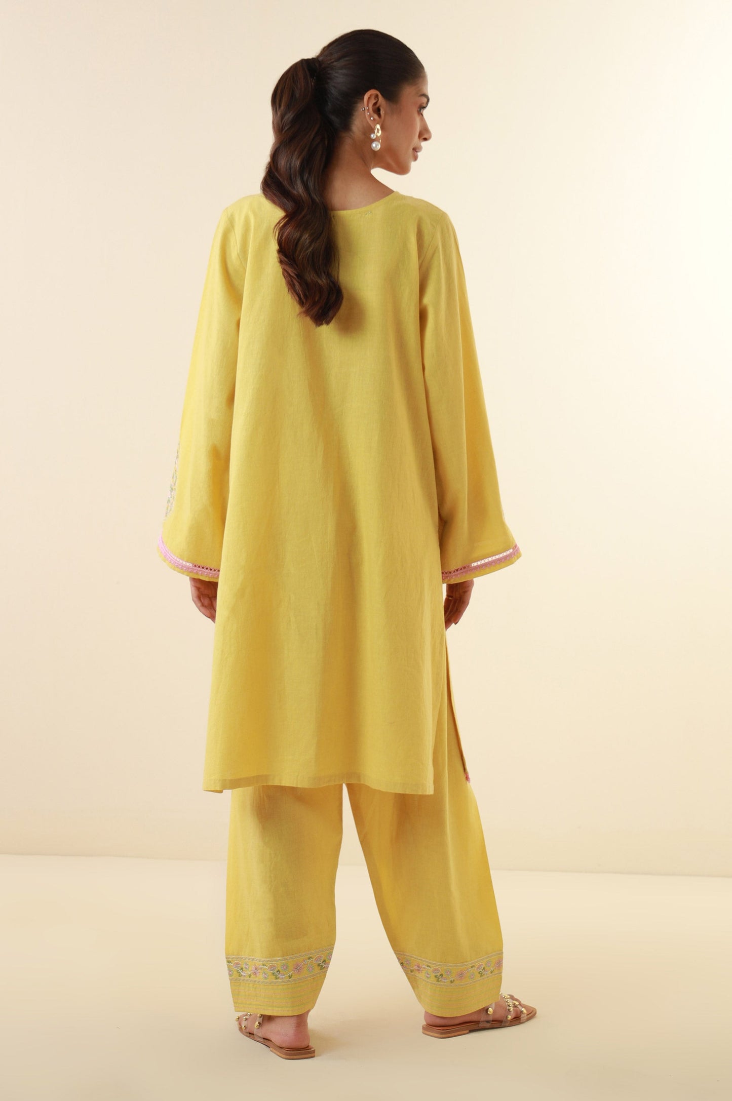 Stitched 2 Piece Embroidered Lawn Suit