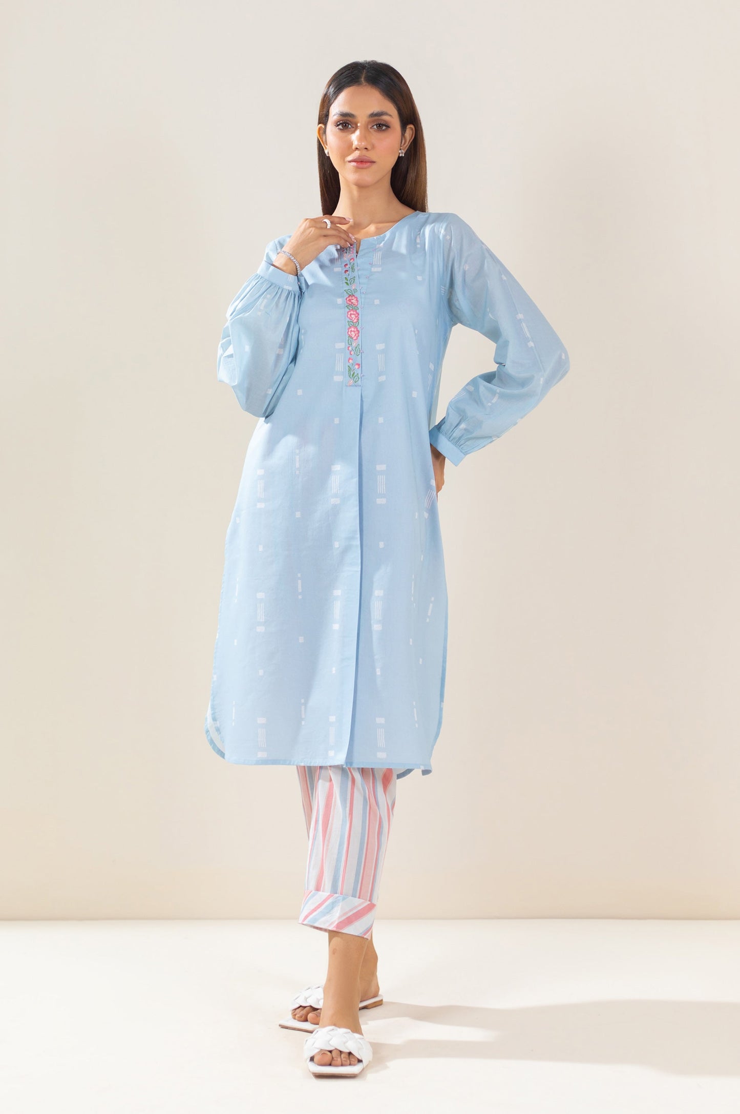 Stitched 2 Piece Printed Lawn Suit