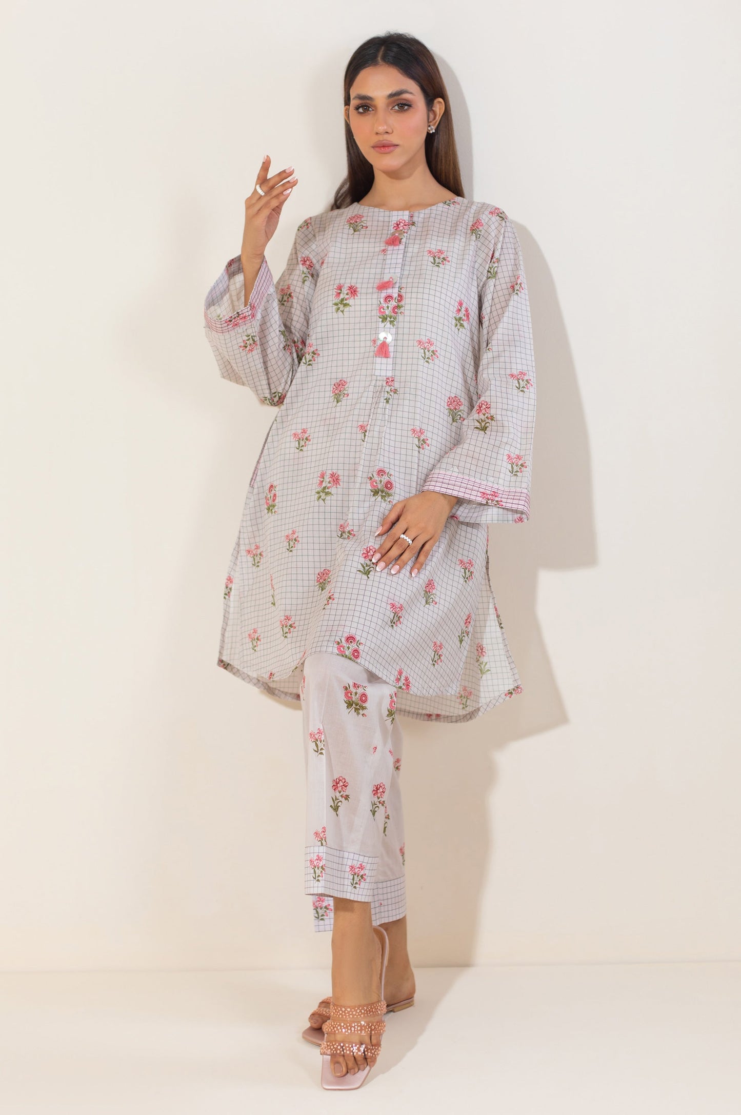 Stitched 2 Piece Printed Lawn Suit