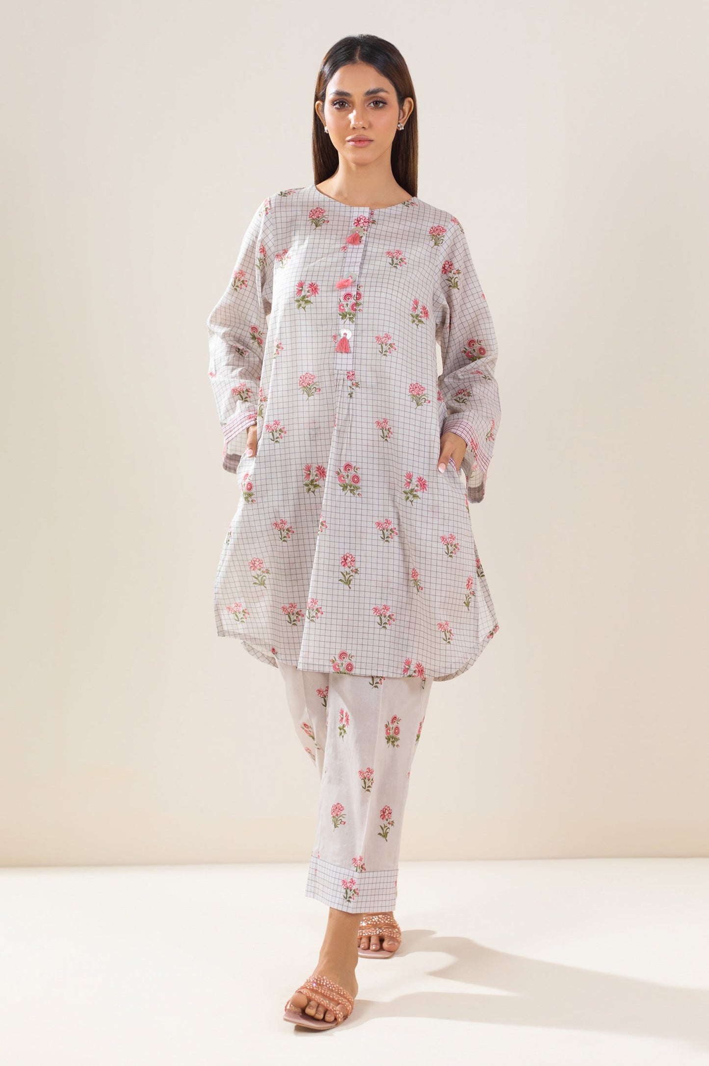 Stitched 2 Piece Printed Lawn Suit