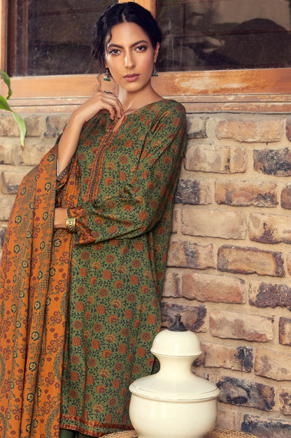 Stitched 3 Piece Digital Printed Cottel Suit