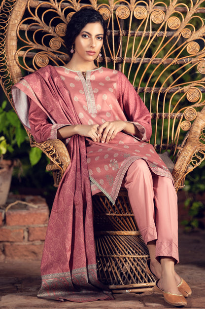 Stitched 3 Piece Digital Printed Cottel Suit