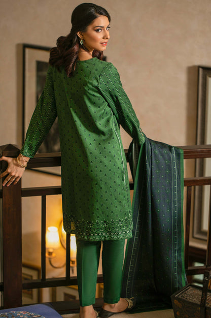 Stitched 3 Piece Embroidered Doria Linen Viscose Suit