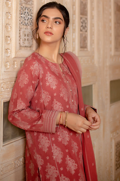 Stitched 3 Piece Dyed Jacquard Suit