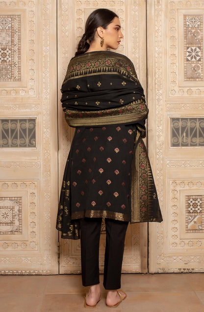 Stitched 3 Piece Dyed Jacquard Suit