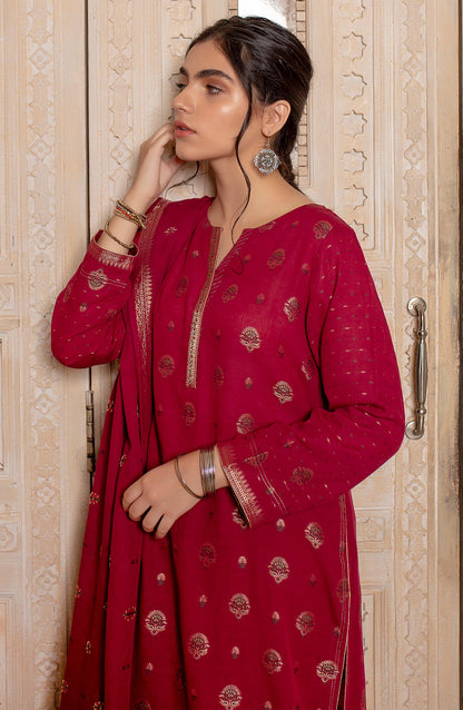 Stitched 3 Piece Dyed Jacquard Suit