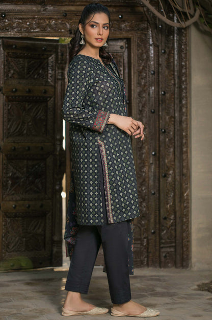 Stitched 3 Piece Digital Printed Cambric Suit