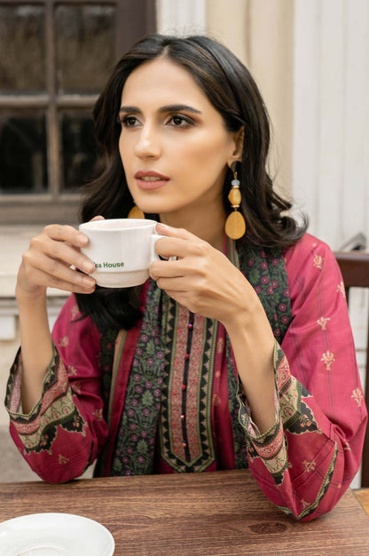 Stitched 3 Piece Printed Lawn Suit