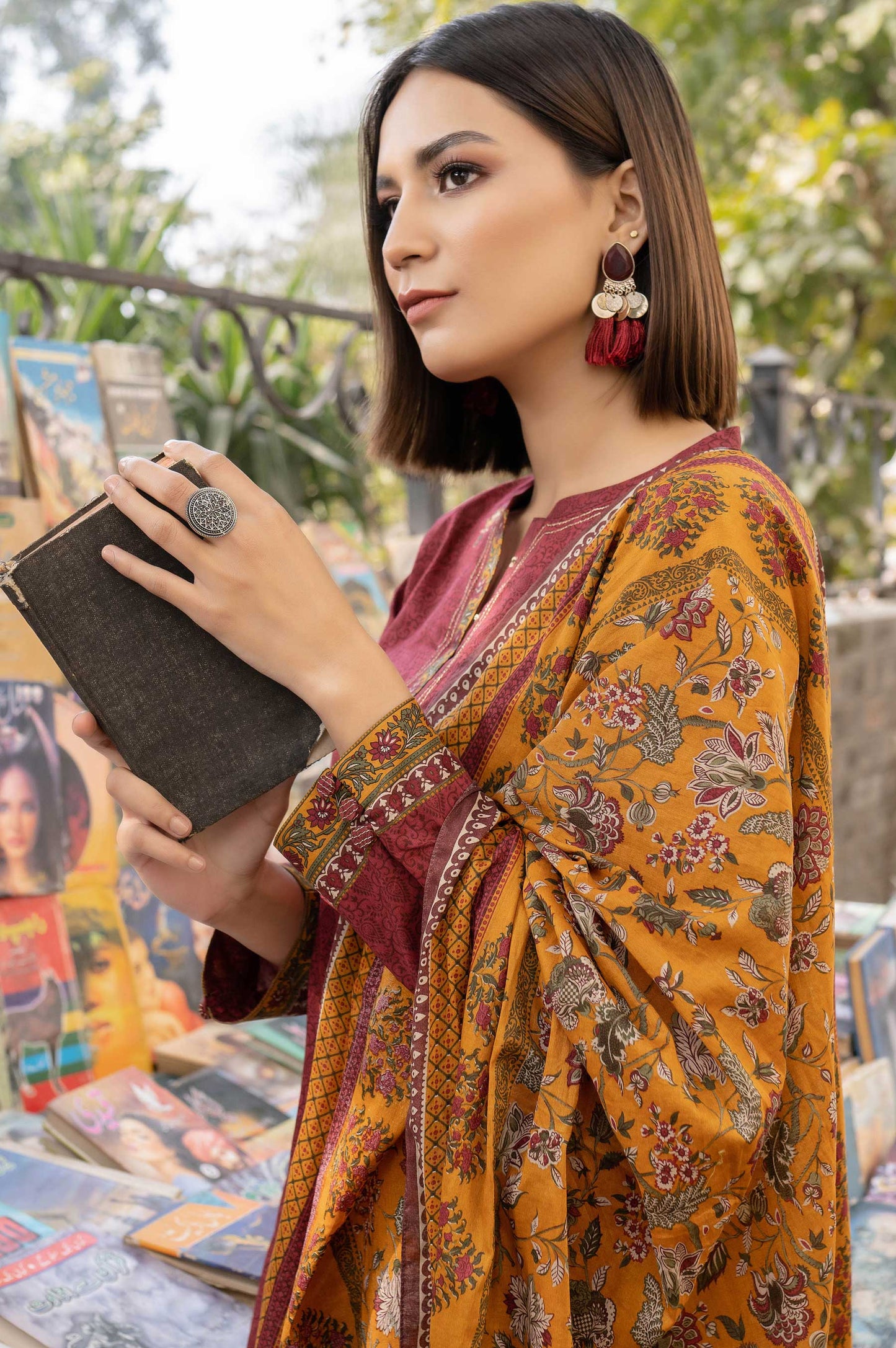 Stitched 3 Piece Embroidered Lawn Suit