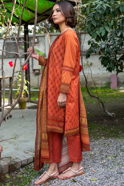 Stitched 3 Piece Printed Doria Lawn Suit