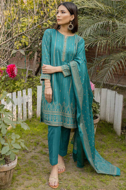Stitched 3 Piece Printed Gold Paste Lawn Suit with Printed Gold Paste Lawn Dupatta