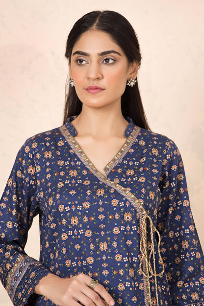 Stitched 3 Piece Printed Cottel Suit