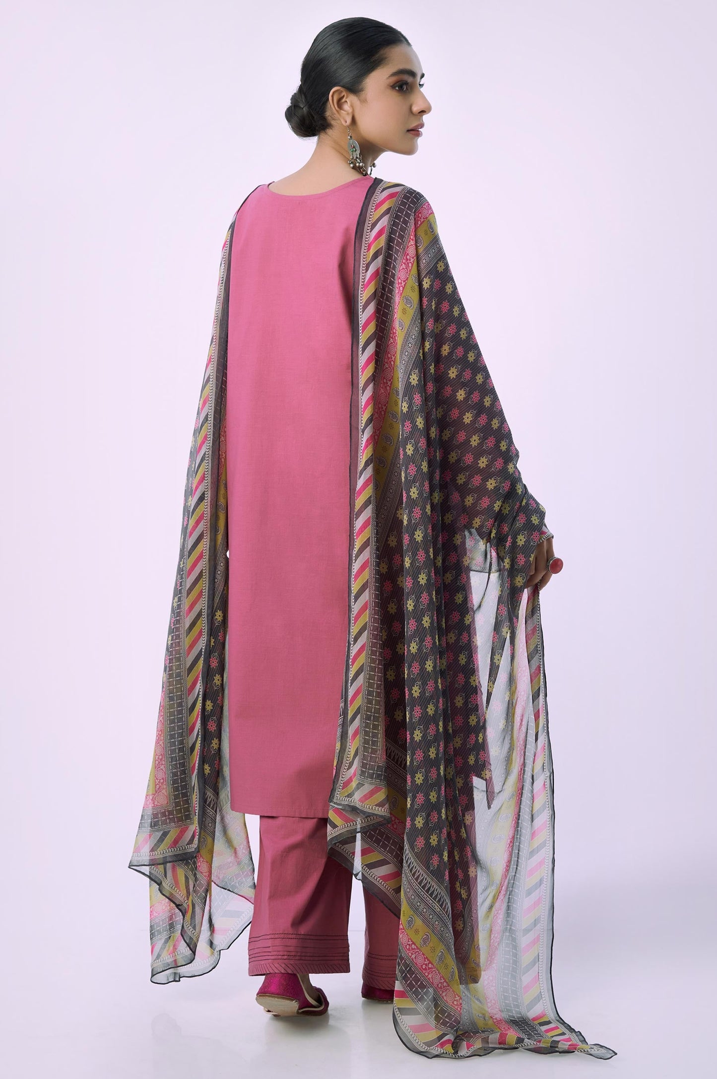 Stitched 3 Piece Printed Lawn Suit