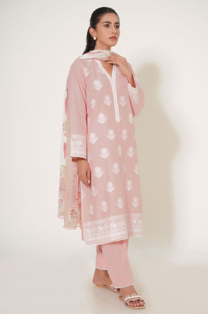 Stitched 3 Piece Chikankari Suit