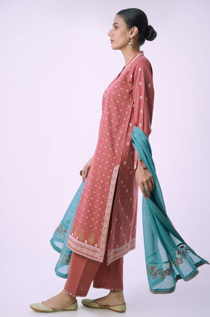 Stitched 3 Piece Printed Lawn Suit